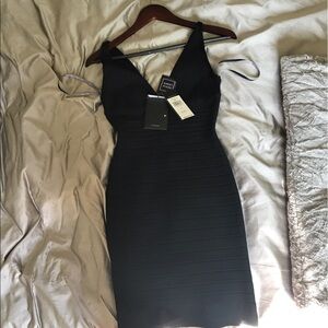 Herve Leger Black Mini Dress